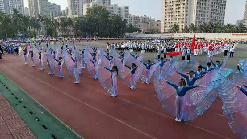 趣味运动我快乐,健体强国我能行――海南师范大学实验小学第二届体育艺术节