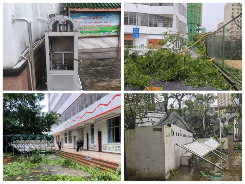 风雨过后,即是晴天:附小人全力恢复校园正常秩序