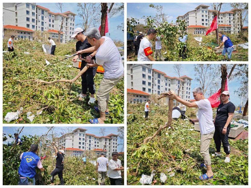 风雨过后,即是晴天:附小人全力恢复校园正常秩序