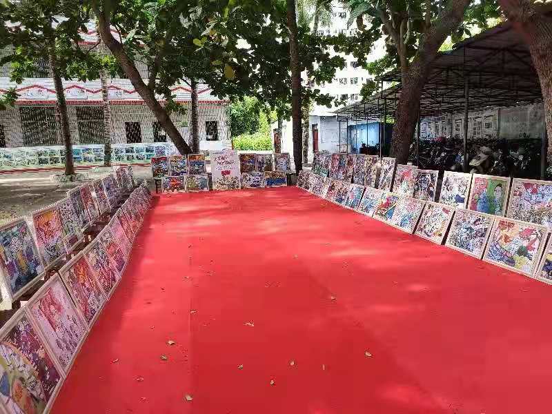 海南师范大学实验小学“童心向党・阳光下成长”庆六一书画展